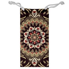 Seamless Pattern Floral Flower Jewelry Bag