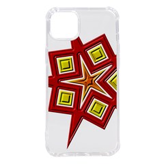 Pattern Tile Decorative Design Star Iphone 14 Plus Tpu Uv Print Case