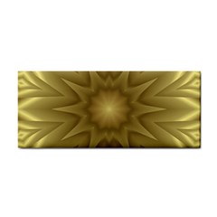 Background Pattern Golden Yellow Hand Towel by Hannah976