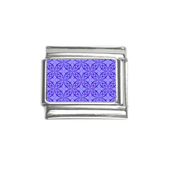 Decor Pattern Blue Curved Line Italian Charm (9mm) by Hannah976