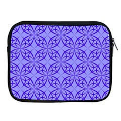 Decor Pattern Blue Curved Line Apple Ipad 2/3/4 Zipper Cases by Hannah976