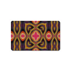 Kaleidoscope Art Pattern Ornament Magnet (name Card)