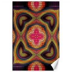 Kaleidoscope Art Pattern Ornament Canvas 20  X 30 