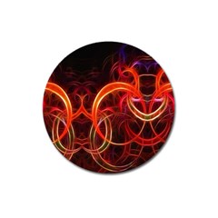 Abstract Seamless Pattern Magnet 3  (round)