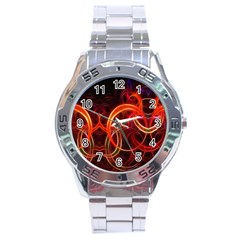 Abstract Seamless Pattern Stainless Steel Analogue Watch by Hannah976