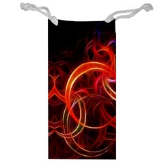 Background Fractal Abstract Jewelry Bag