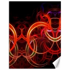 Background Fractal Abstract Canvas 12  X 16 