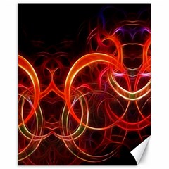 Background Fractal Abstract Canvas 16  X 20 