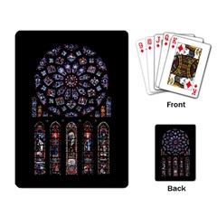 Rosette Cathedral Playing Cards Single Design (rectangle)