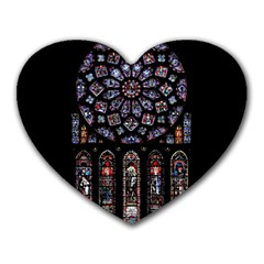 Rosette Cathedral Heart Mousepad