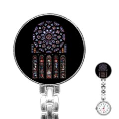 Rosette Cathedral Stainless Steel Nurses Watch by Hannah976