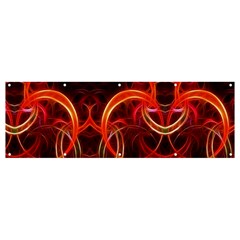 Background Fractal Abstract Banner and Sign 12  x 4 