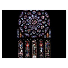 Rosette Cathedral Two Sides Premium Plush Fleece Blanket (extra Small) by Hannah976