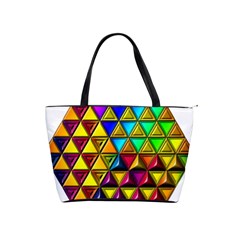 Cube Diced Tile Background Image Classic Shoulder Handbag by Hannah976