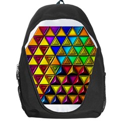 Cube Diced Tile Background Image Backpack Bag by Hannah976