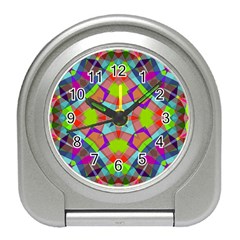 Farbenpracht Kaleidoscope Pattern Travel Alarm Clock