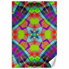 Farbenpracht Kaleidoscope Pattern Canvas 20  X 30 