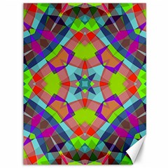 Farbenpracht Kaleidoscope Pattern Canvas 36  X 48 