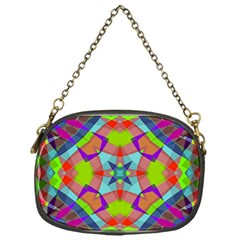 Farbenpracht Kaleidoscope Pattern Chain Purse (one Side) by Hannah976