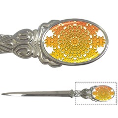 Mandala Background Image Ornament Letter Opener