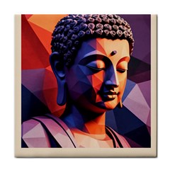 Let That Shit Go Buddha Low Poly (6) Face Towel by 1xmerch