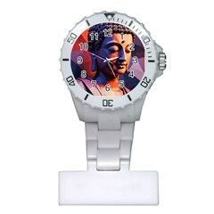 Let That Shit Go Buddha Low Poly (6) Plastic Nurses Watch by 1xmerch