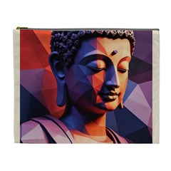 Let That Shit Go Buddha Low Poly (6) Cosmetic Bag (xl)