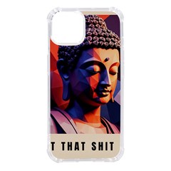 Let That Shit Go Buddha Low Poly (6) Iphone 14 Tpu Uv Print Case by 1xmerch