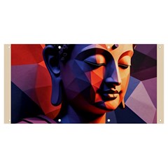 Let That Shit Go Buddha Low Poly (6) Banner And Sign 8  X 4  by 1xmerch