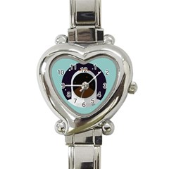 Astronaut Space Astronomy Universe Heart Italian Charm Watch