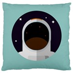Astronaut Space Astronomy Universe Large Cushion Case (Two Sides) Front