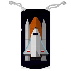 Rocket Space Universe Spaceship Jewelry Bag