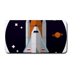 Rocket Space Universe Spaceship Medium Bar Mat
