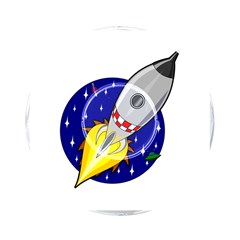 Rocket Ship Launch Vehicle Moon On-the-go Memory Card Reader by Sarkoni