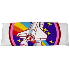 Badge Patch Pink Rainbow Rocket Body Pillow Case Dakimakura (two Sides) by Sarkoni