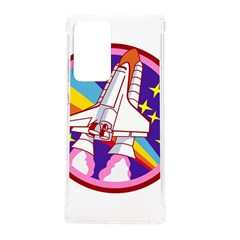 Badge Patch Pink Rainbow Rocket Samsung Galaxy Note 20 Ultra Tpu Uv Case by Sarkoni