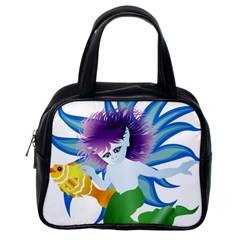 Mermaid Fantasy Undersea Merman Classic Handbag (one Side)