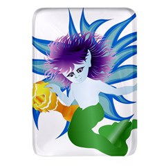 Mermaid Fantasy Undersea Merman Rectangular Glass Fridge Magnet (4 Pack) by Sarkoni