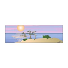 Vacation Island Sunset Sunrise Sticker (bumper) by Sarkoni