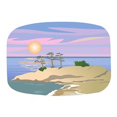 Vacation Island Sunset Sunrise Mini Square Pill Box