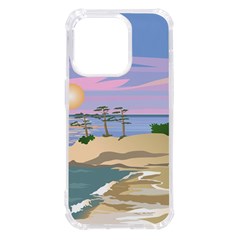 Vacation Island Sunset Sunrise Iphone 14 Pro Tpu Uv Print Case by Sarkoni