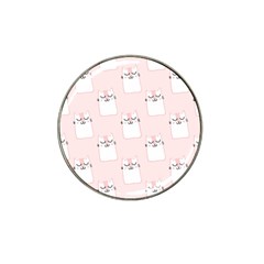 Pattern Pink Cute Sweet Fur Cats Hat Clip Ball Marker (10 Pack)