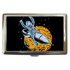 Astronaut Planet Space Science Cigarette Money Case by Sarkoni