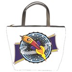Rocket Space Clipart Illustrator Bucket Bag Front