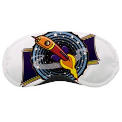 Rocket Space Clipart Illustrator Sleep Mask