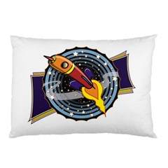 Rocket Space Clipart Illustrator Pillow Case (two Sides)