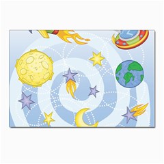 Science Fiction Outer Space Postcards 5  X 7  (pkg Of 10)