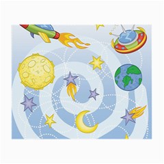 Science Fiction Outer Space Small Glasses Cloth