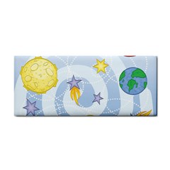 Science Fiction Outer Space Hand Towel by Sarkoni