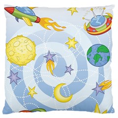 Science Fiction Outer Space Large Cushion Case (two Sides)